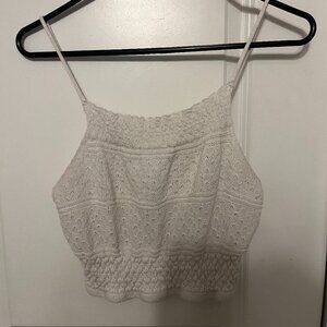 Urban Outfitters Cropped Knit Tank Top